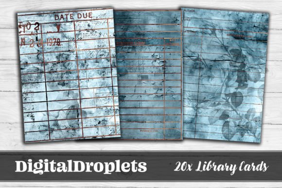 Big Floral Library Cards Vol.9: Vintage Charm for Modern Creators