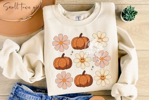 Boho Daisy Flowers Pumpkins Png: A Designer's Asset Guide