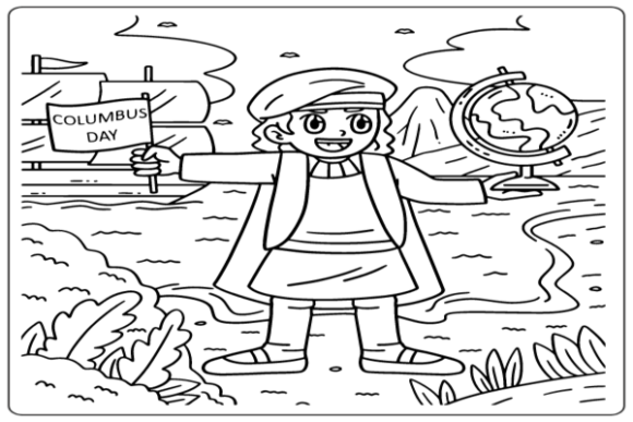 Celebrate Columbus Day with 30 Engaging Coloring Pages