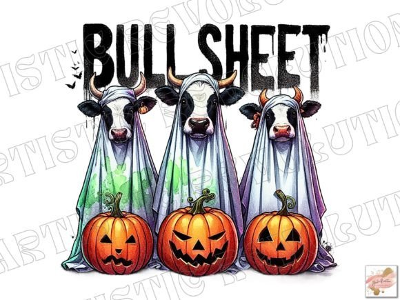Cute Halloween Ghost Cow Png Funny Ghost: A Designer's Delight