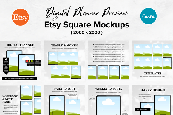 Elevate Your Shop: Mastering the Etsy Planner Listing Preview