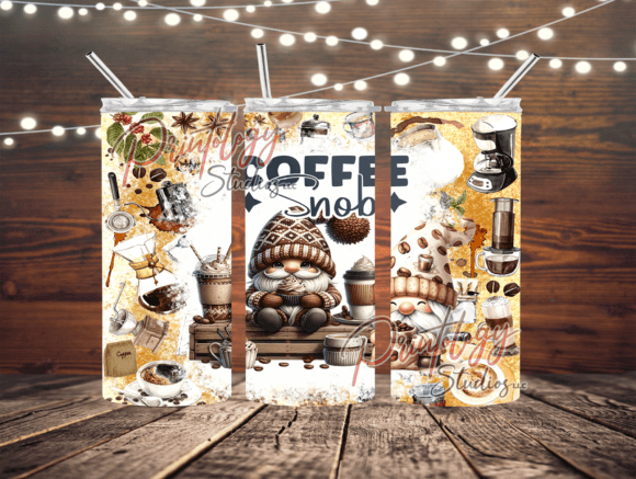 Gnome Coffee Snob 20oz Tumbler Wrap: A Designer's Deep Dive