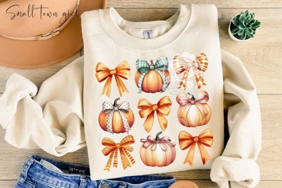 Retro Fall Pumpkin Coquette Bow: A Designer's Seasonal Asset