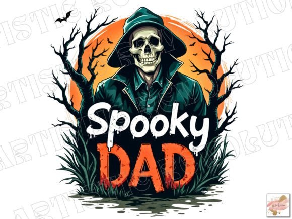 Spooky Dad Png Halloween Png Clipart: Your Go-To Design Asset